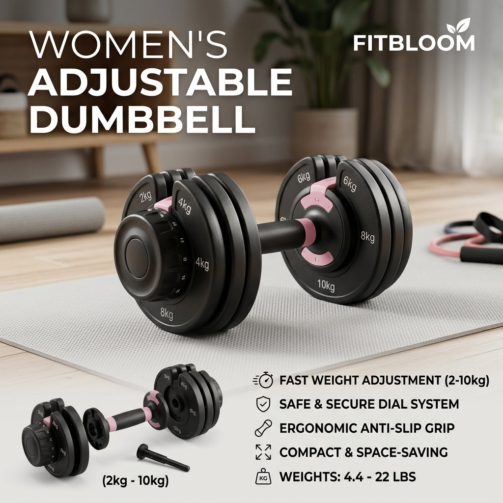 Women's Adjustable Dumbbell – Perfect for Home Workouts