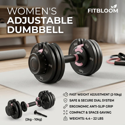 Women's Adjustable Dumbbell – Perfect for Home Workouts