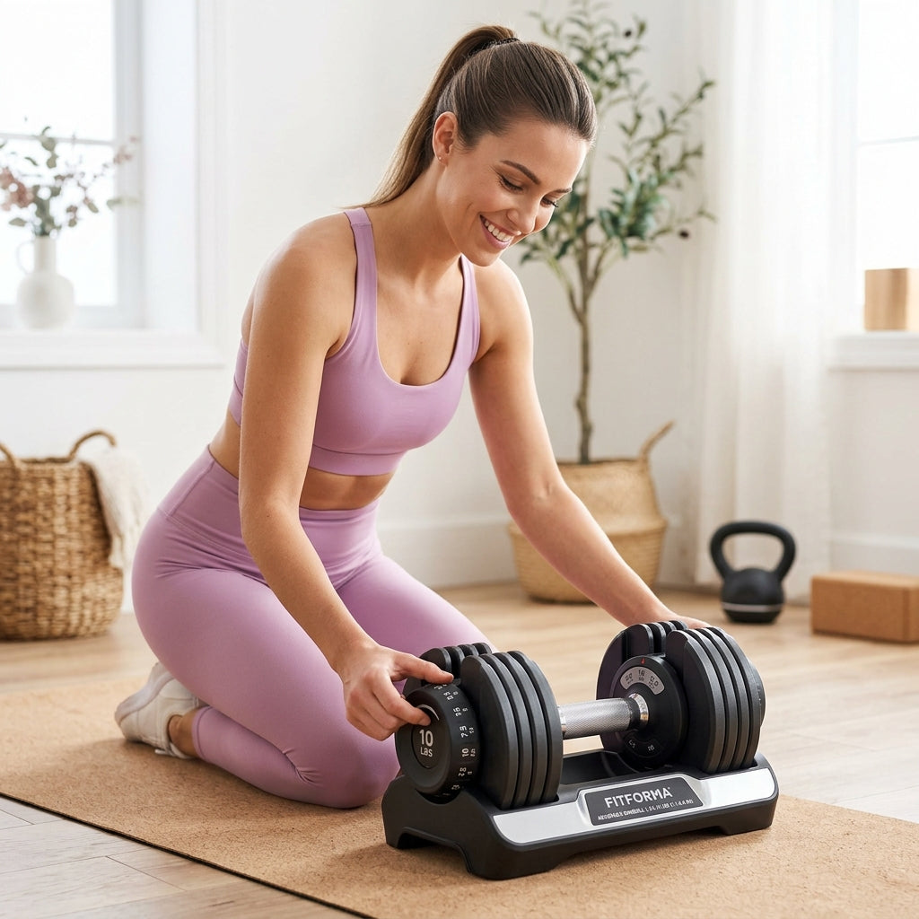 Women's Adjustable Dumbbell – Perfect for Home Workouts