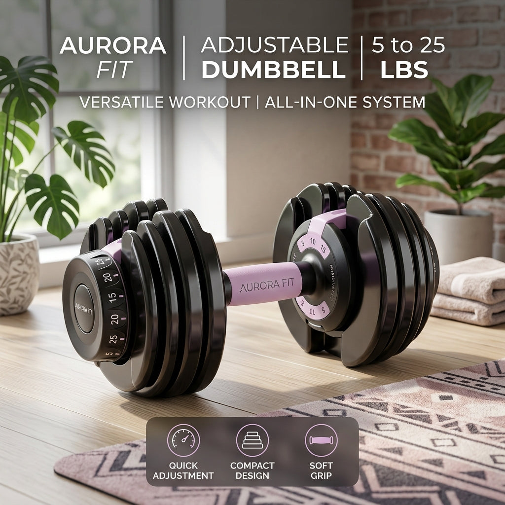 Women's Adjustable Dumbbell – Perfect for Home Workouts